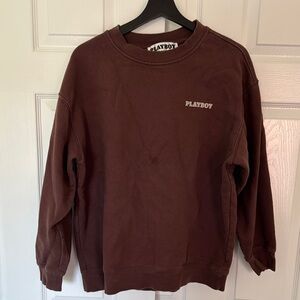 Playboy Men's Brown Sweater